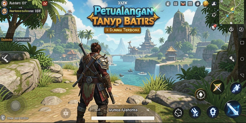 Menunjukkan aksi mendebarkan di dunia terbuka 33ZK.