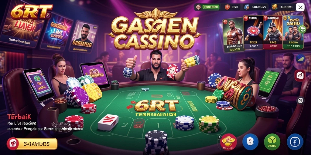 Gameplay Live Casino yang mengasyikkan di 6RT.