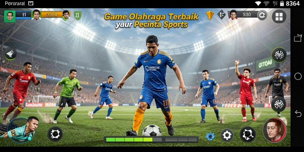 Screenshot gameplay <strong>8364</strong> yang menampilkan aksi seru dan kompetitif.