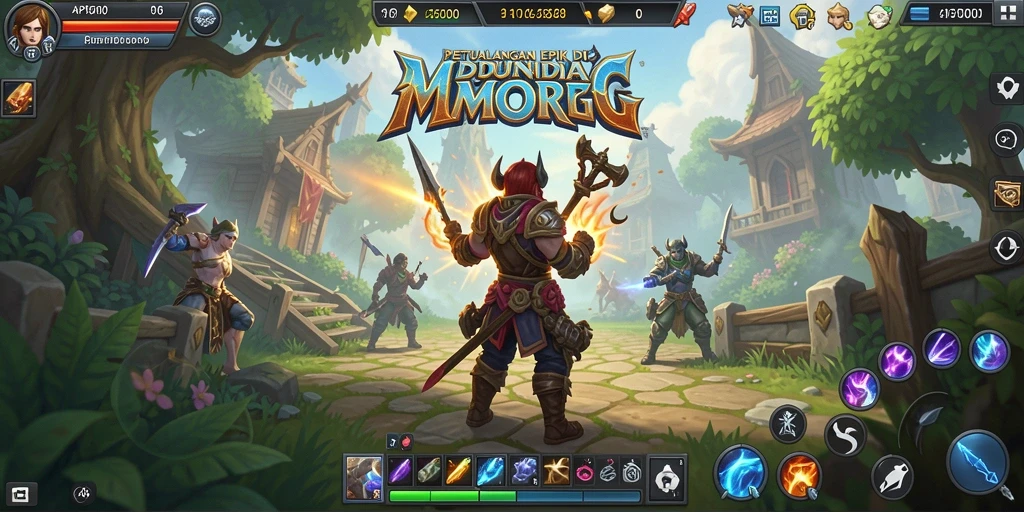Screenshot gameplay API5000 dengan aksi pertarungan yang mendebarkan.