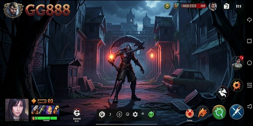 Gameplay GGG888 yang menegangkan dan seram.