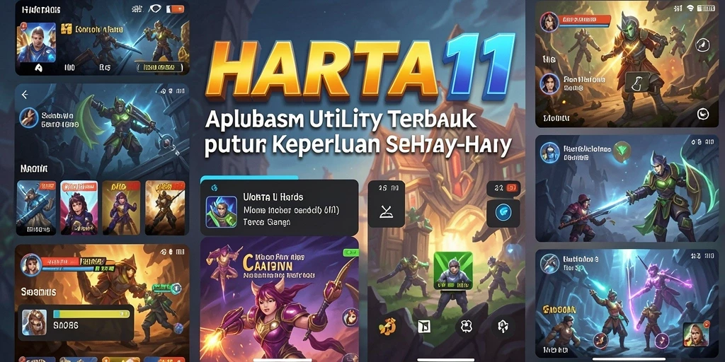 Tampilan antarmuka HARTA11 yang sederhana dan fungsional.