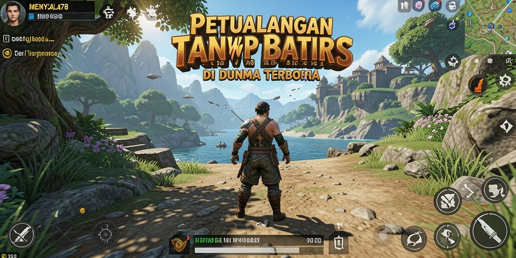 Tampilan gameplay seru dari dunia terbuka MENYALA78.