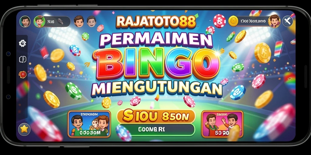 Tampilan screenshot utama RAJATOTO88 menampilkan gameplay Bingo yang seru.