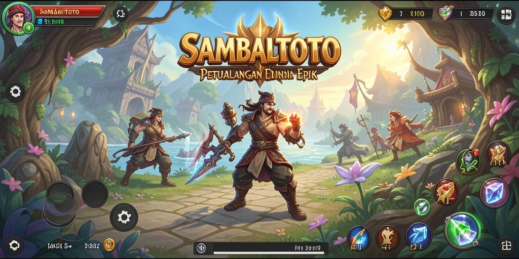 Tangkapan layar menunjukkan gameplay seru dan pertarungan di <strong>SAMBALTOTO</strong>