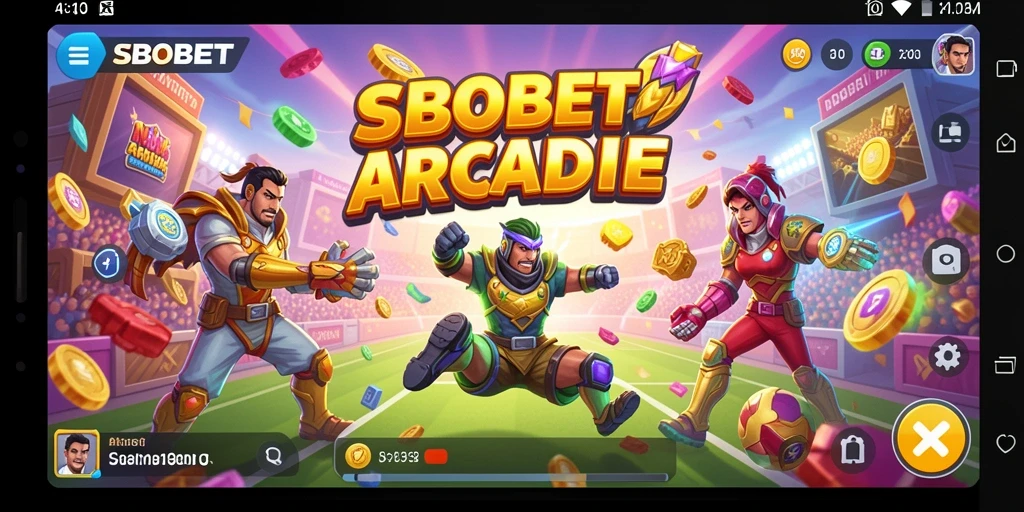 Tampilan screenshot SBOBET menampilkan aksi gameplay Arcade yang seru.