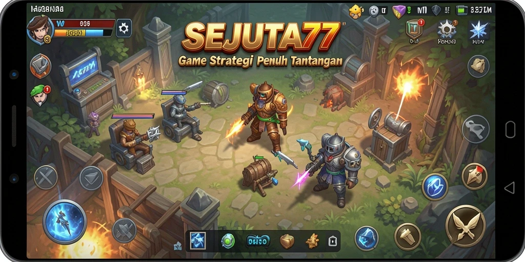 Tampilan gameplay menarik dan seru di SEJUTA77.